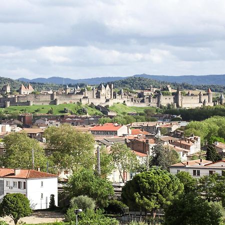 Studio Avec Parking Vue Sur La Cite De Carcassonne Exteriör bild
